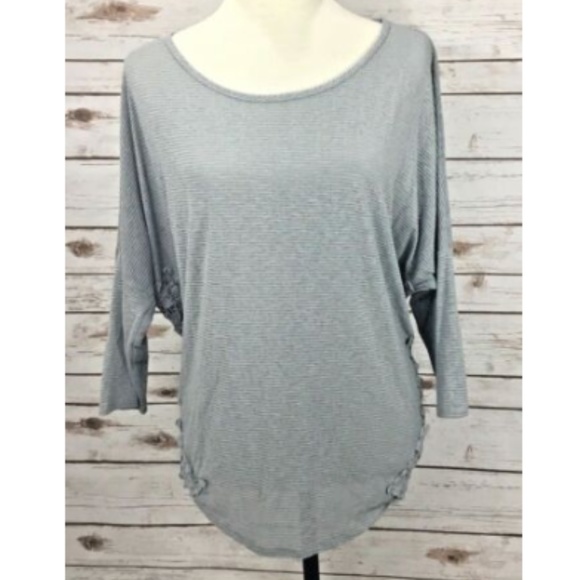 Painted Threads Women's Top L Large 3/4 Dolman - Picture 1 of 6
